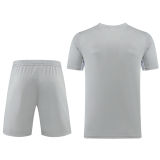 2022 Nk White Grey Short Training Jersey(A Set)