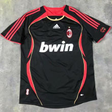 2006/07 AC Milan Away Black Retro Soccer Jersey