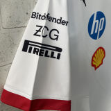 2025 Ferrari White F1 Team T-Shirt  圆领
