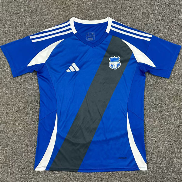 2025/26 Emelec Home Blue Fans Soccer Jersey 埃梅莱克
