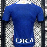 2024/25 Bibao AT Away Blue Player Version Soccer Jersey