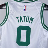 Celtics TATUM #0 White Kids NBA Jersey 热压