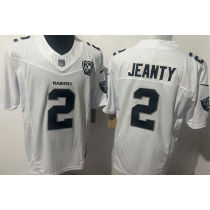 JEANTY #2 Men's Las Vegas Raiders NFL Jersey 突袭者   (3代）