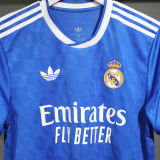 Copy 2025/26 RM Third Blue Player Version Soccer Jersey