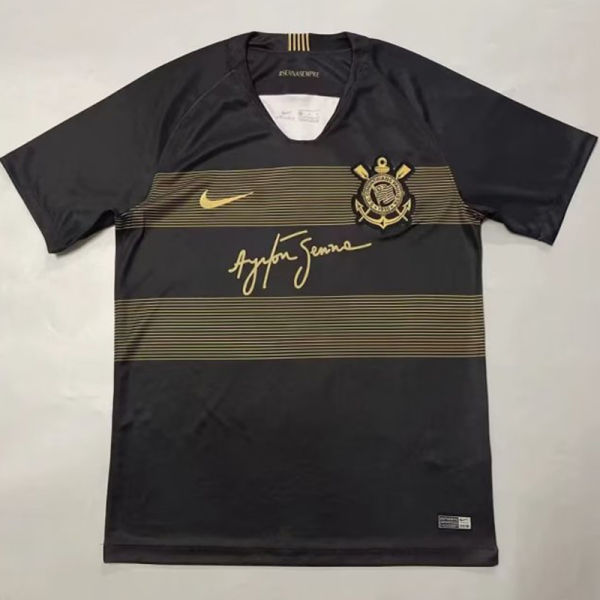 2019/20 Corinthians Third Black Retro Soccer Jersey