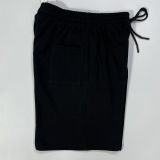 2025 Jordan Black Pure Cotton Fabric Casual Short Pants 黑标M001
