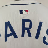 2025/26 PSG White Baseball Player Version T-Shirt  硅胶版