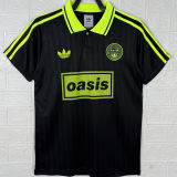 2025/26 AD x oasis Black Retro Style Fans Soccer Jersey
