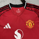 2025/26 M Utd Home Red Fans Soccer Jersey