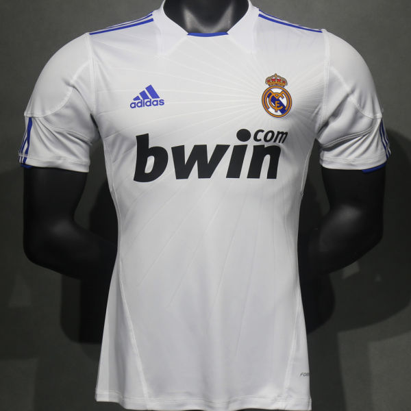 2010/11 RM Home White Retro Player Version Soccer Jersey 球员版