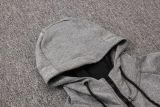 2018/19 NK~ Light Gray Hoody Zipper Jacket Tracksuit