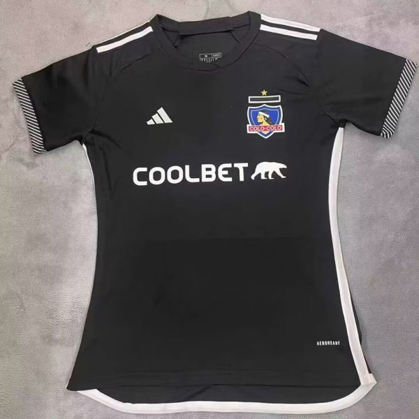 2024/25 Colo-Colo Away Black Women Soccer Jersey 女