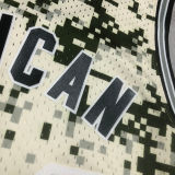 2013/14 Spurs DUNCAN #21 Camo Retro NBA Jerseys 热压