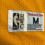 BRYANT # 8 Lakers Yellow Mitchell Ness Retro Jerseys