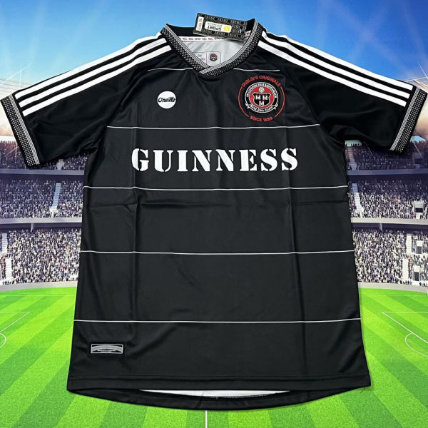 2025/26 Bohemians FC Black Fans Soccer Jersey波希米亞