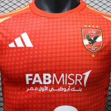 2024/25 Al Ahly Home Red Player Version Soccer Jersey 埃及国民