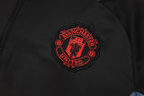2024/25 M Utd Black Sweater Tracksuit