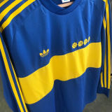 1981 Boca Home Retro Long Sleeve Soccer Jersey