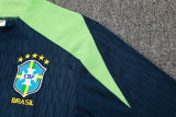 2024/25 Brazil Sapphire Blue Sweater Tracksuit