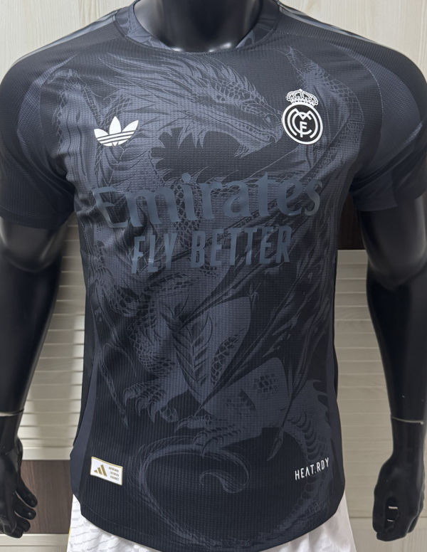 2025/26 RM Black Special Edition Player Version Soccer Jersey
