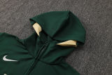 2025/26 Bucks Green Hoody Zipper Jacket Tracksuit