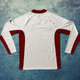 2001/02 Roma Away White Long Sleeve Retro Soccer Jersey