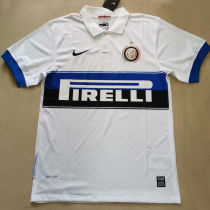 2009/10 In Milan Away White Retro Soccer Jersey
