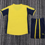 2000/2001 ARS Away Yellow Retro Kids Soccer Jersey