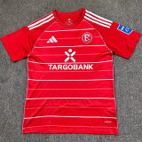 2025/26 Fortuna Dusseldorf Hoem Red Fans Soccer Jersey 杜塞尔多夫