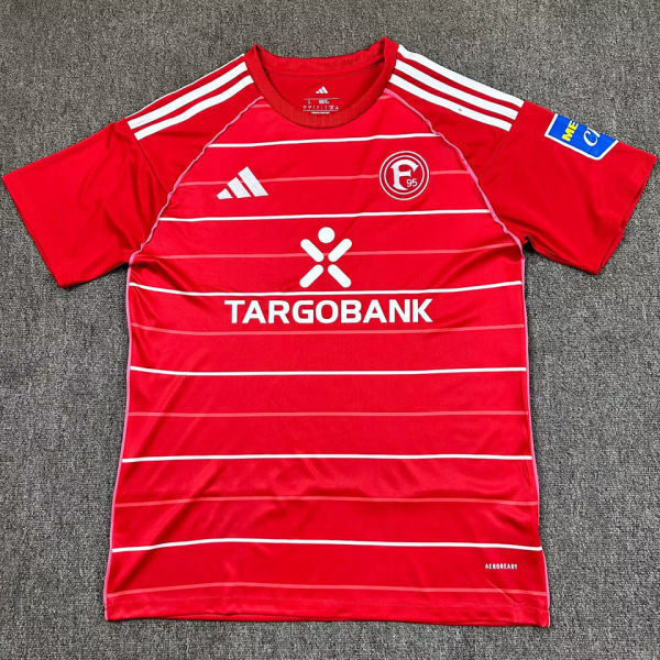 2025/26 Fortuna Dusseldorf Hoem Red Fans Soccer Jersey 杜塞尔多夫