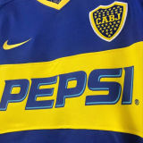2003/04 Boca Home Retro Soccer Jersey