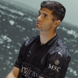2023/24 AC Milan x PUMA x Pleasures 1:1 Quality 4Th Black Fans Jersey