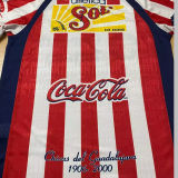 1999/2000 Chivas Home Red Retro Long Sleeve Soccer Jersey