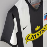 1999 Colo-Colo Third White Black Retro Soccer Jersey