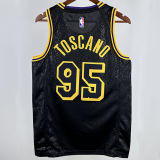 2024/25 Lakers TOSCANO #95  Black  NBA Jerseys