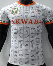 2024 Ivory Coast Special Edition White Player Version Jersey