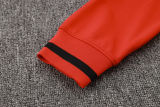 2024/25 Bulls Red Hoody Zipper Jacket Tracksuit
