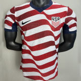 2026/27 U.S Home White And Red Player Version Soccer Jersey