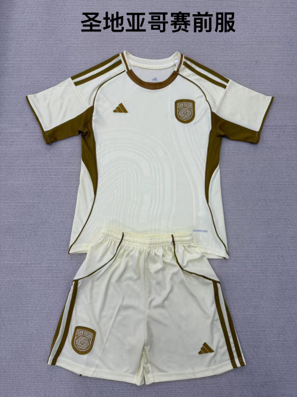 2025/26 San Diego FCKids Training Soccer Jersey 圣地亚哥 美职联