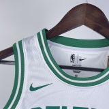 Celtics TATUM #0 White Kids NBA Jersey 热压