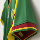 2002 Senegal Home Green Retro Soccer Jersey