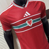 2026/27 Wales Home Red Player Version Soccer Jersey