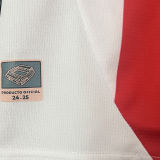 2024/25 Gijon Home Red White Fans Soccer Jersey 希洪竞技