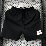 2025 Jordan Black Pure Cotton Fabric Casual Short Pants M001 红标