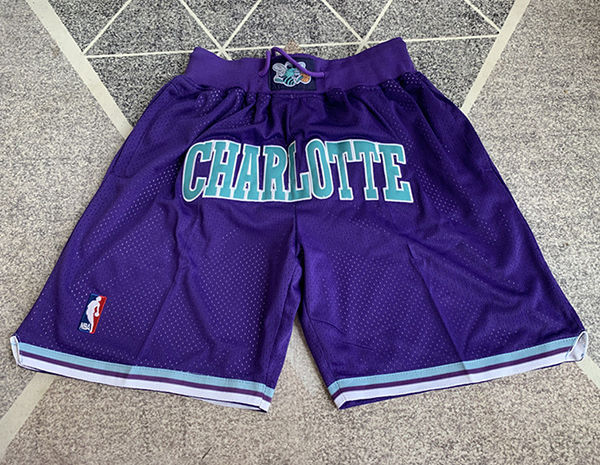 Hornets Purple Four Bags NBA Pants