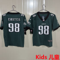 CARTER #98 Philadelphia Eagles Kids NFL Jersey 老鹰