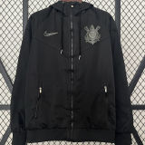 2024/25 Corinthians Black Windbreaker