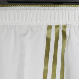 2011/2012 RM Home White Retro Player Version Shorts Pants 球员版