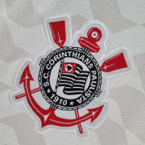 2012 Corinthians White Retro Soccer Jersey