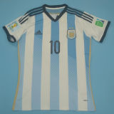 2014/15 Argentina Home Retro Soccer Jersey